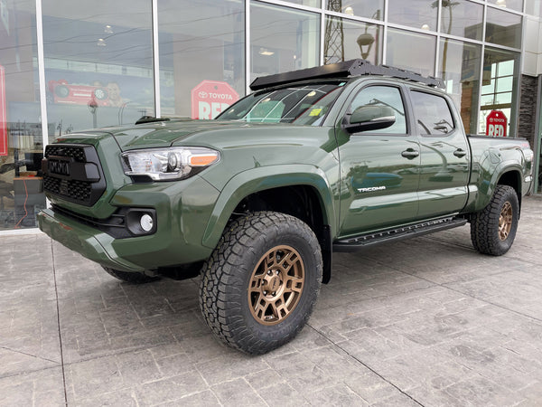 2022 Toyota Tacoma TRD Sport with HPSC x Tacoma Town Roof Rack