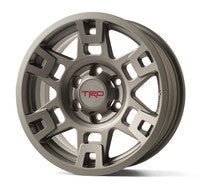 Toyota TRD Pro Wheels, 17x7, +4 Offset, Matte Gunmetal