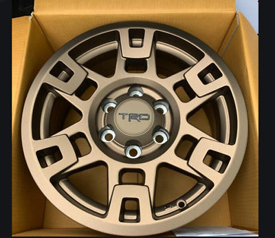 Toyota TRD Pro Style Wheels, 17x7, +11 Offset, Bronze