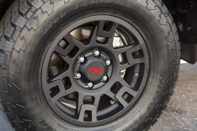 Toyota TRD Pro Wheels, 17x7, +4 Offset, Matte Black